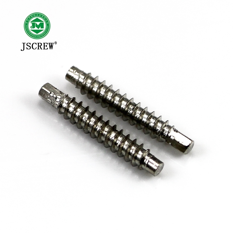 Double Side Threaded Stainless Steel Wood Screws