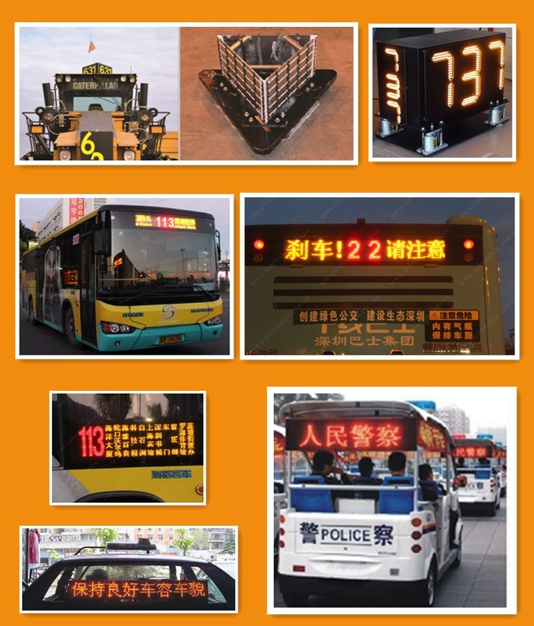 Programmable Message LED Desitnation Display Board for Bus