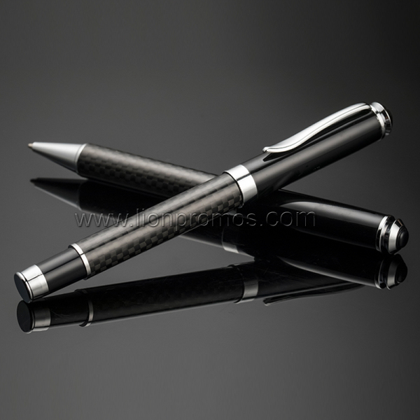 Corporate Executive Business Gift Carbon Fiber Metal Gel Pen 62