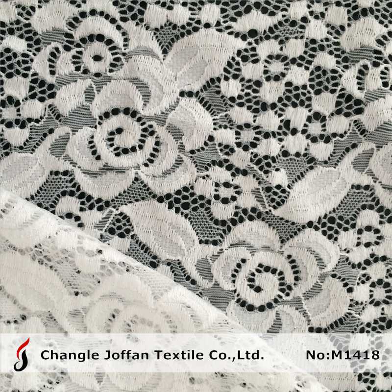 Fashion Nylon Spandex Jacquard Lace (M1418)