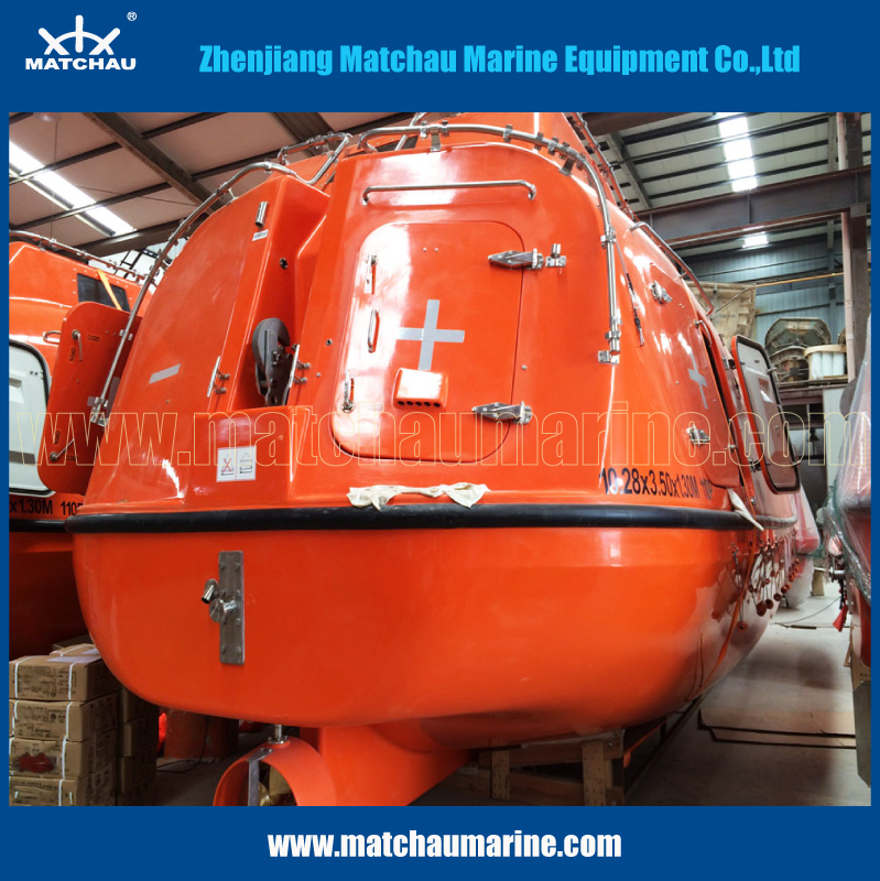 7m Marine Lifesaving Partially Enclosed Lifeboat or Rescue Boat