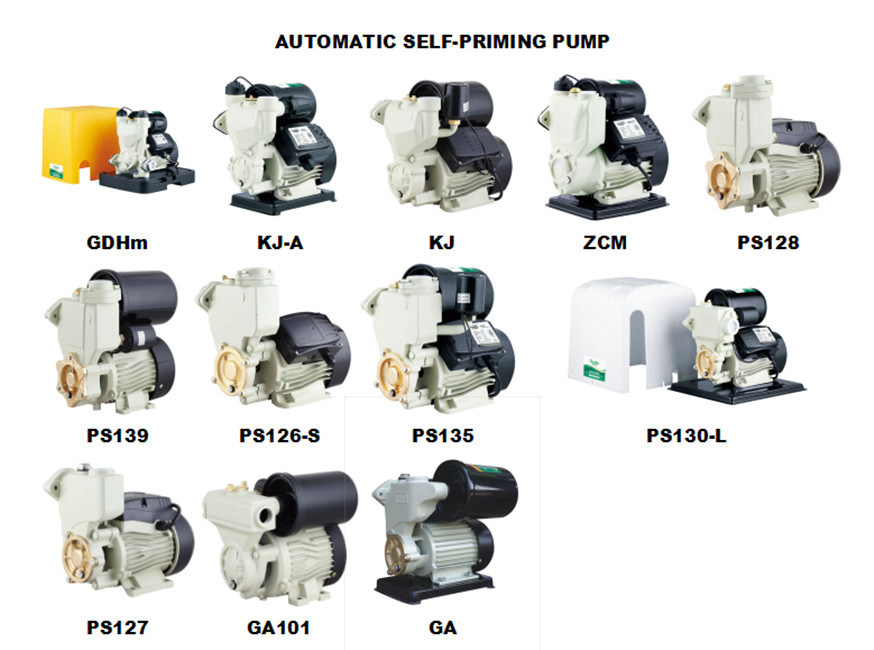 Domestic Electric Copper Wire Self-Priming Auto Pump with Power Cable