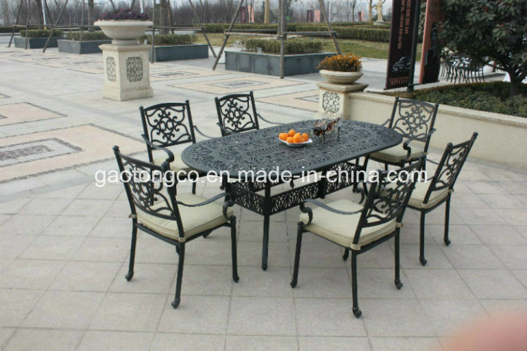 New Design Cast Aluminum Brown Outdoor Bistro Bar Set