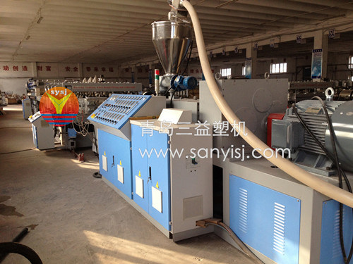 PVC Crust/Celuka Foam Board Production Line (SJSZ80/173) /Siemens Strategic Partner/PVC WPC Foam Sheet Extruder Machine