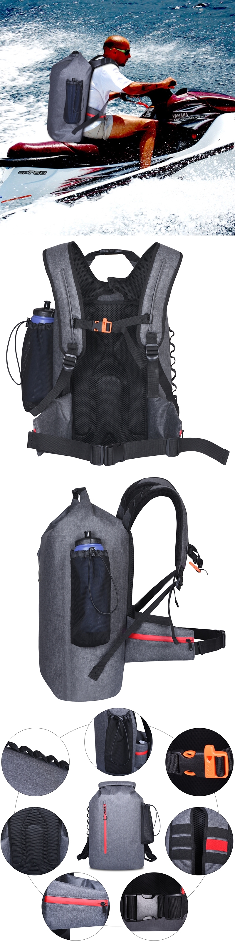 New Fashion Multifunction Waterproof Backpack Shoulder Bag Sport Bucket Bag Travel Adventure Backpack Camping Bag Outdoor Backpack