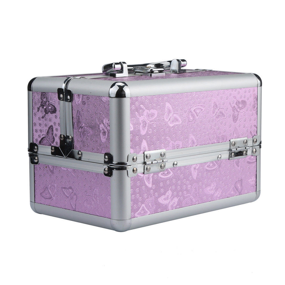 Aluminum Cosmetic Drawers Box Makeup Vanity Case