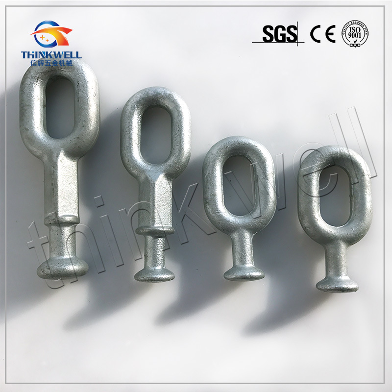 Forged Hot DIP Galvanized Oval Ball for Pole Line