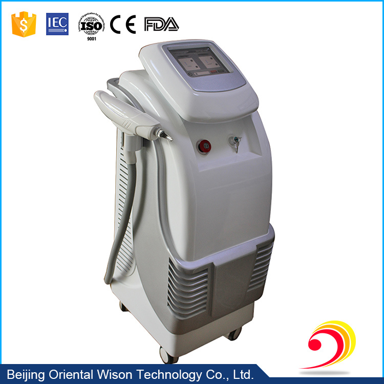 Vertical 1064nm 532nm Q-Switch ND YAG Laser Tattoo Removal Instrument