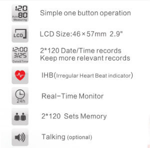Arm Type Digital Household Blood Pressure Monitor (WP369)