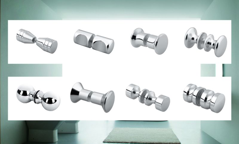 6inch Back-to-Back Stainless Steel Shower Door Pull Handle