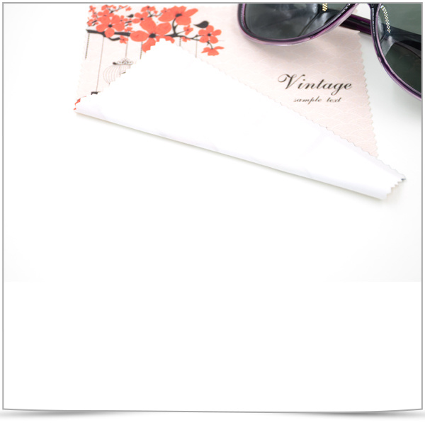 Hot Transfer Printing Superfine Fiber Sunglasses Cleaning Cloth