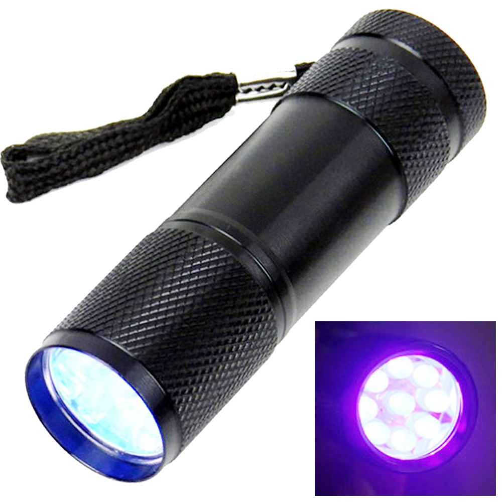 21 LED UV Light 365nm 395nm Blacklight Ultraviolet Flashlight