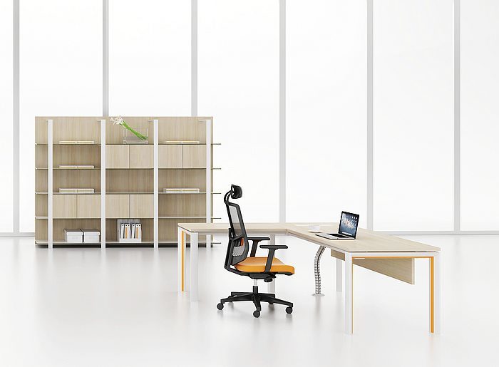 L Shape Executive Office Table Modern Office Desk Design