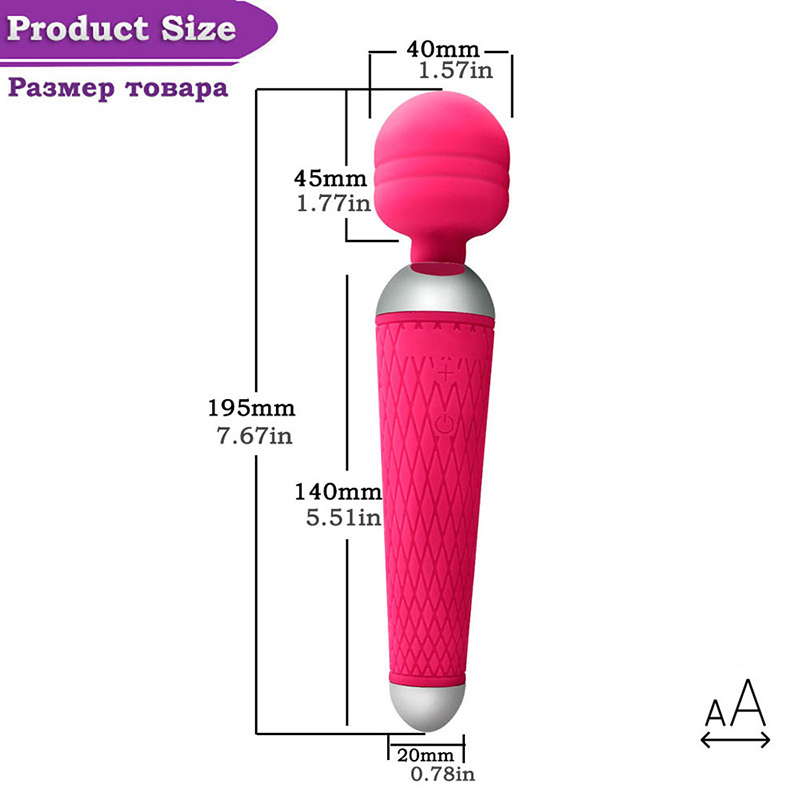 Powerful Clit Vibrators for Women AV Magic Wand Vibrator Massager Adult Sex Toys for Woman Masturbator