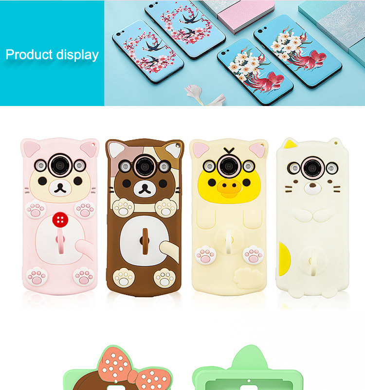 Provided Various Types Cell Phone Case Custom Funny Cartoon Silk Printing Electroplating Geometric Protective Cover Waterproof Antiskid Mobile Phone Housing