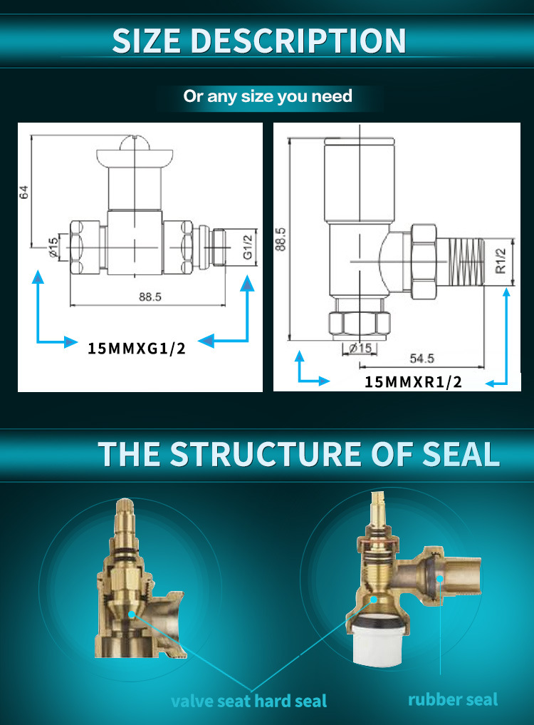 Avonflow Top Recommend Angle Radiator Valve (C00059)