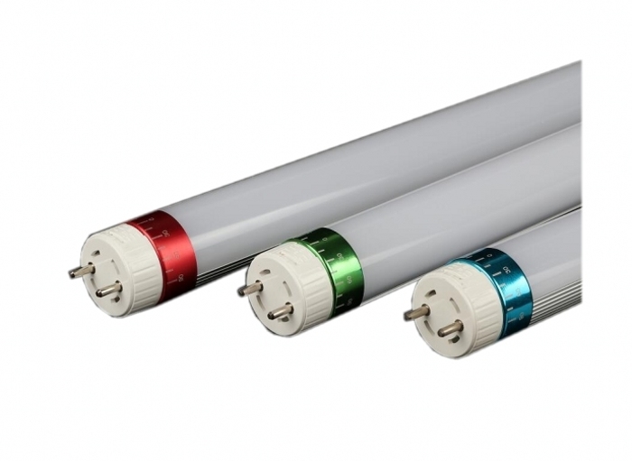 High Luminous Efficiency 160lm/W 18W 24W T8 LED Tube Light with Rotating End Cap