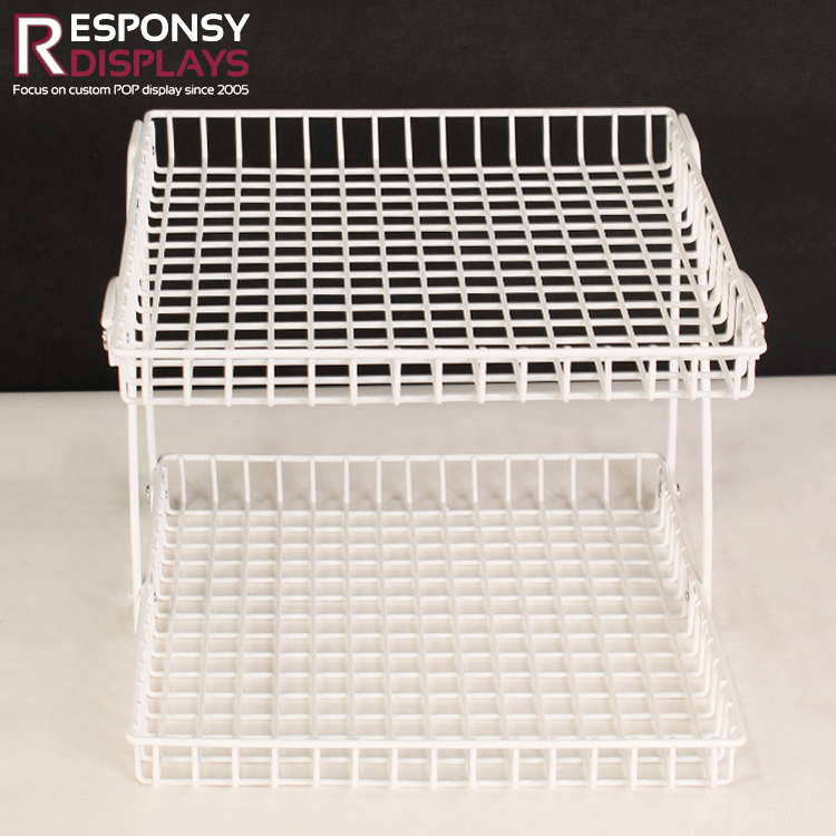 Desktop Display Stand Made From Metal Wire