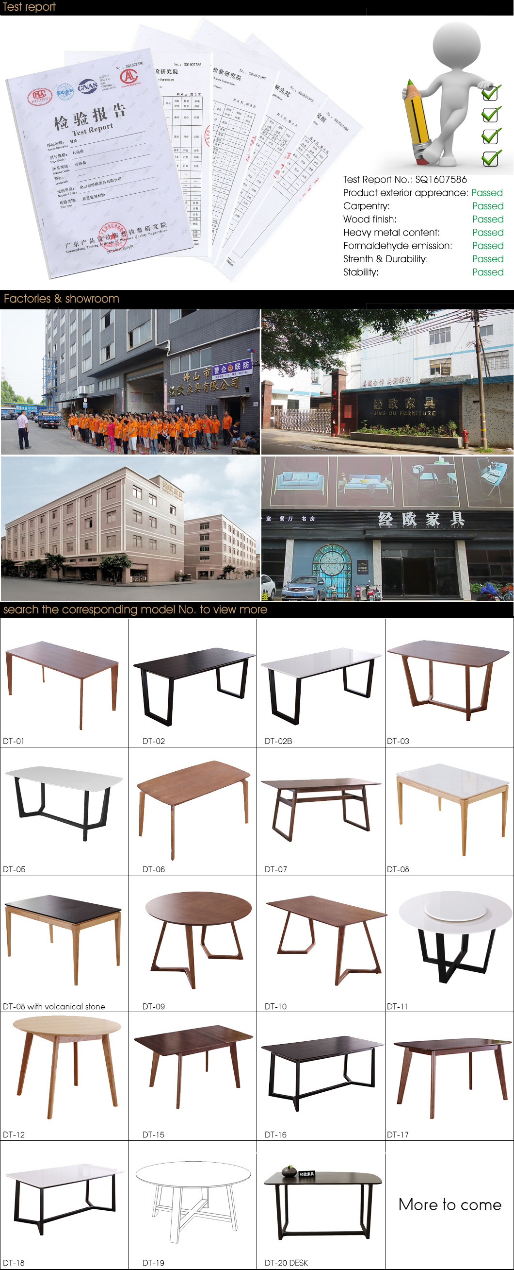 Modern Wood Restaurant Furniture Nordic Restaurant Table for Home