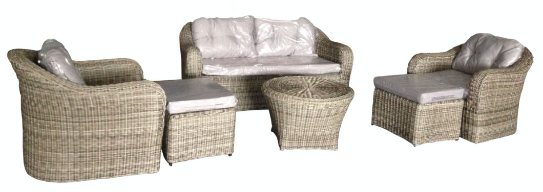 Top Quality Synthetic Rattan Outdoor Furniture Patio Lounger Sets Balcony Sofa Set