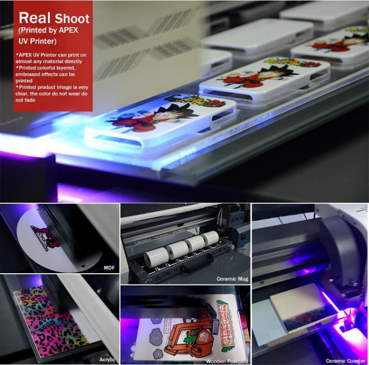 Desktop UV4060 Digital LED Flatebed UV Printing Machine