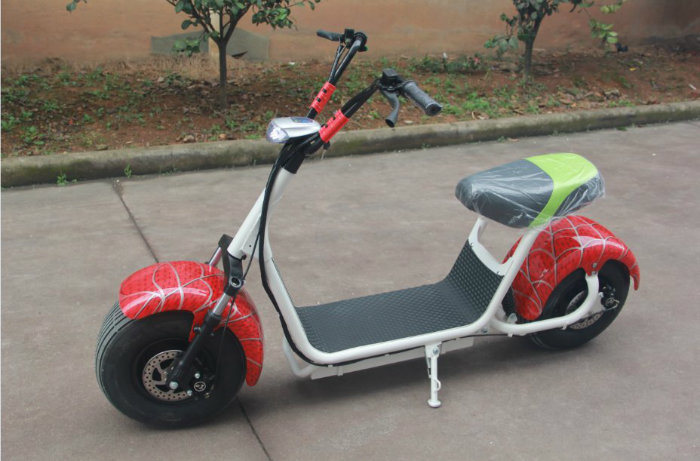 Eco-Friendly Harley Electric Scooter 800W Citycoco Scooter Fat Tire