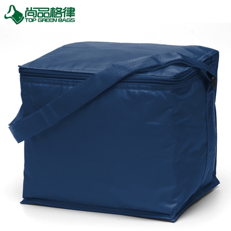 Outdoor Insulated Polyester 6 Cans Cooler Pack Shoulder Picnic Bag
