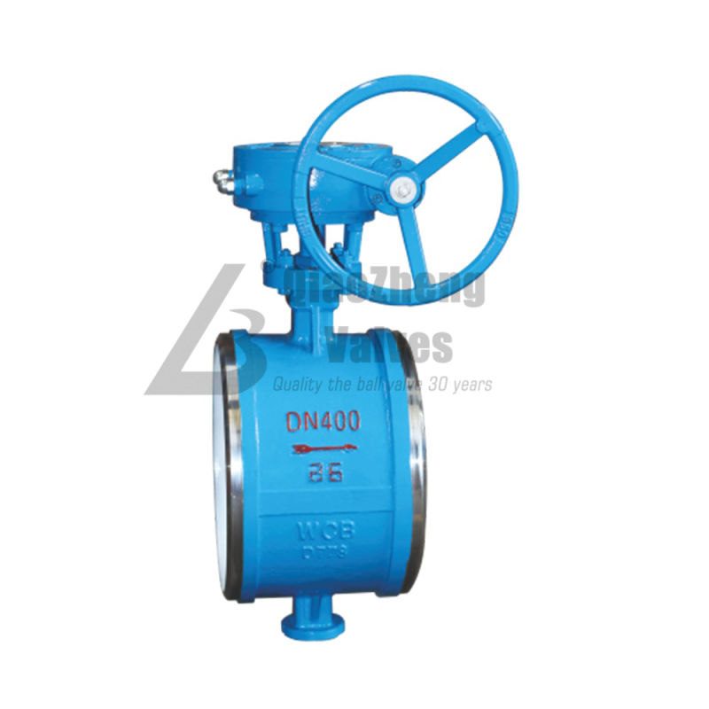 Worm Gear Welding Multi-Layer Metal Seal Cast Steel Triple Offset Three-Eccentric Butterfly Valve D363hyx