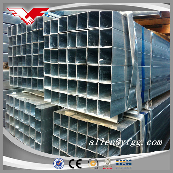 Agricultural Greenhouse Used Galvanized Square and Rectangular Steel Tubes