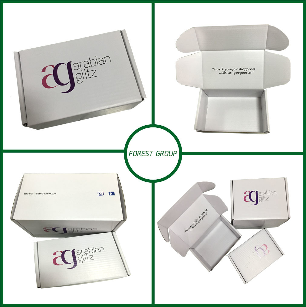 Tuck Top Cosmetics Corrugated Packing Box with Custom Printing