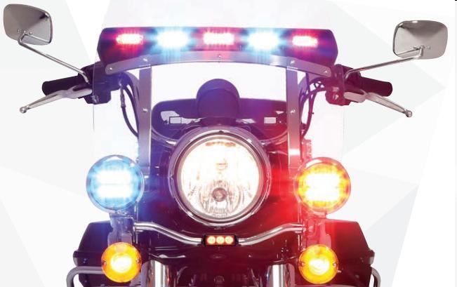 Lte1725 LED Police Motorcycle Side Light