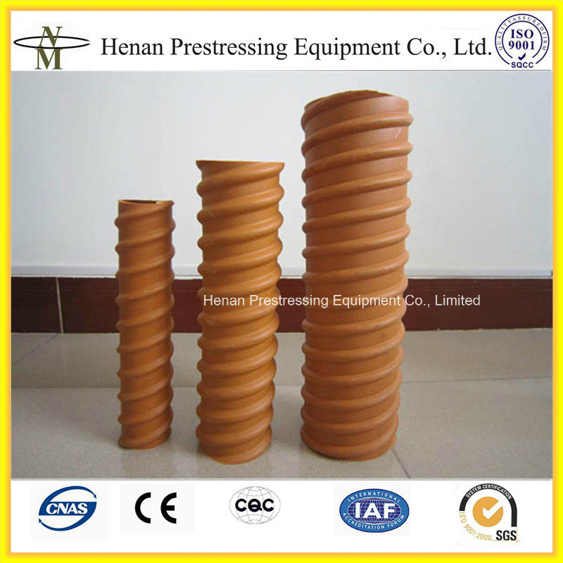 Post Tensioning Corrugated HDPE Round and Flat Plastic Dut