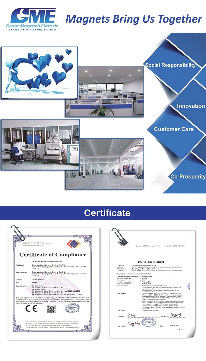 N45 Neodymium Magnet Grades a Magnet for Electromagnet