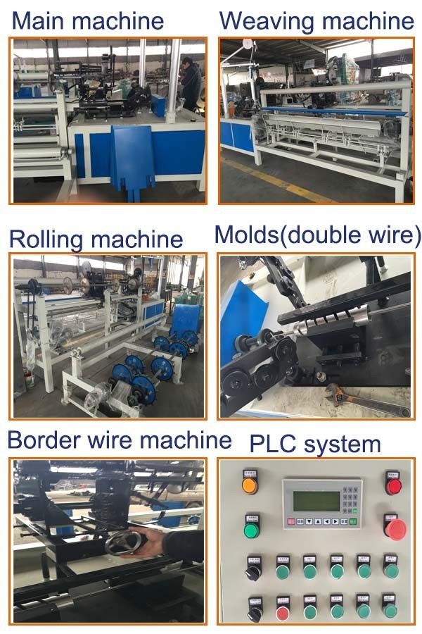 Double Wire Diamond Wire Mesh Fence Machine