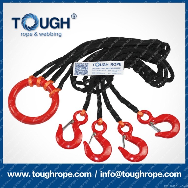 Tough Synthetic Hand Winch Rope Endless Rope Winch for off Road 4X4