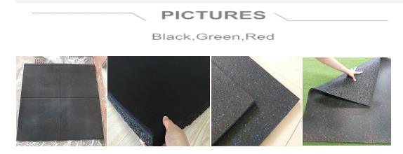 Colorful Rubber Paver, Playground Rubber Tiles, Gym Rubber Flooring