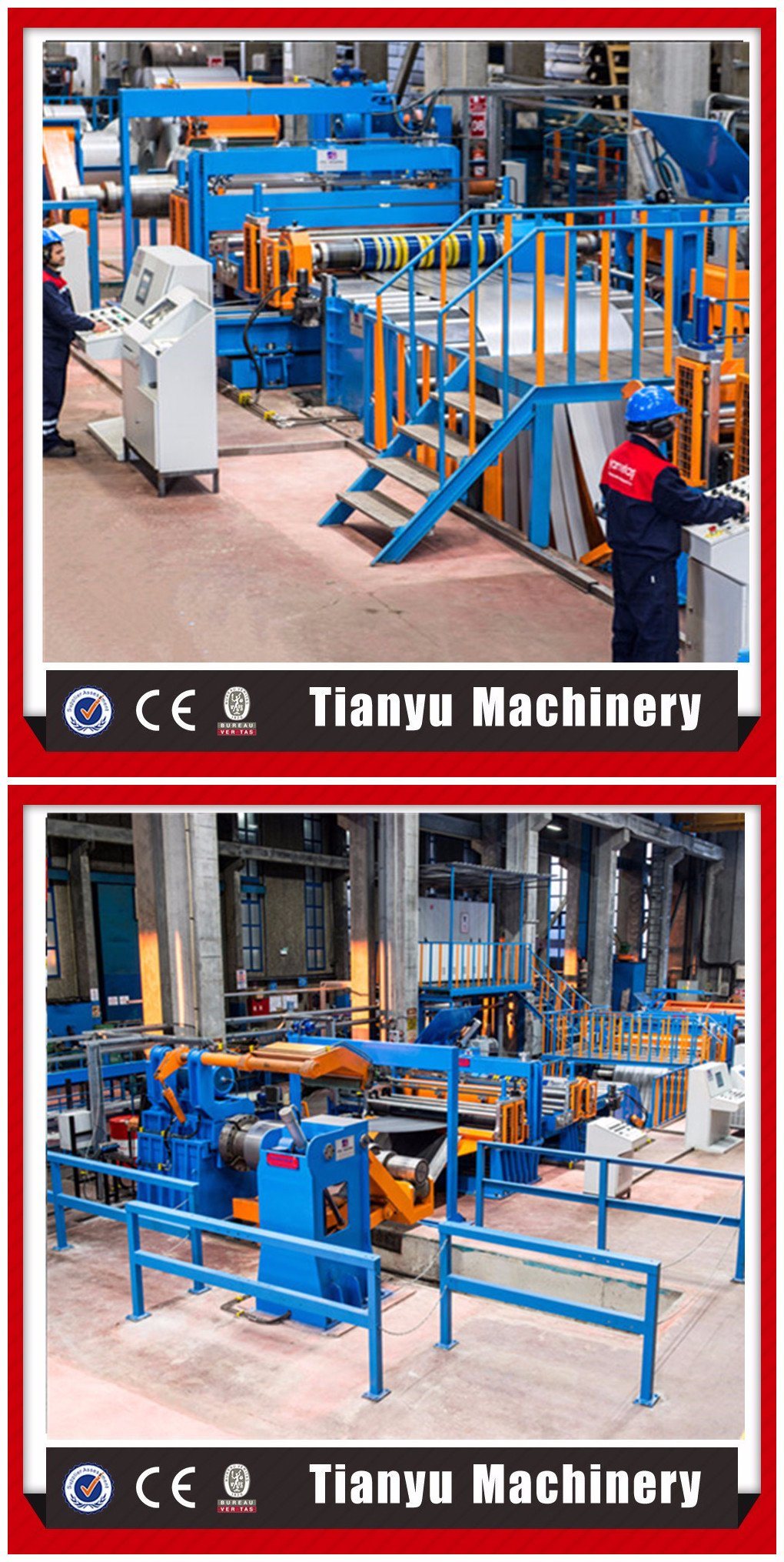 Sheet Slitting Line with Full Automatic Cut to Length Machine