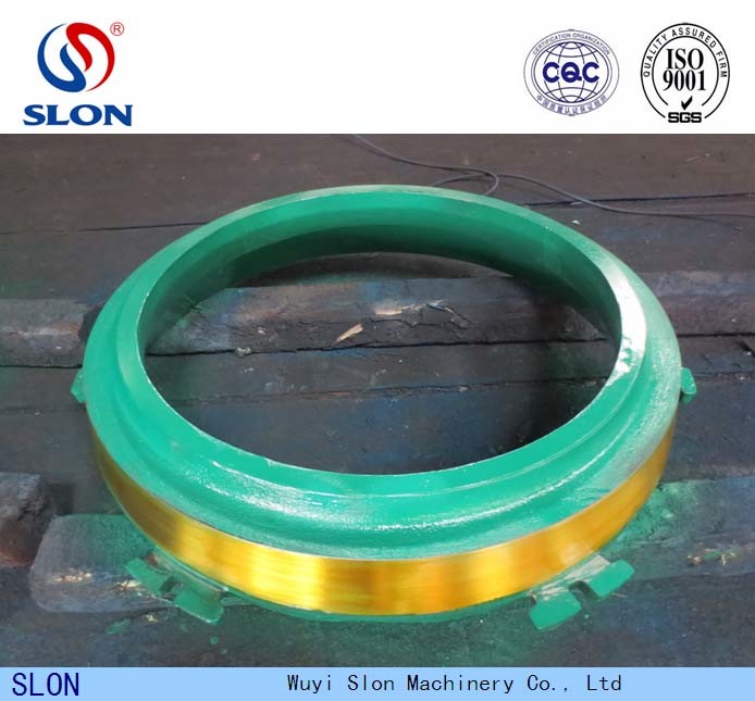 Manganese Steel Casting Metso Spare Concave Cone Crusher Parts