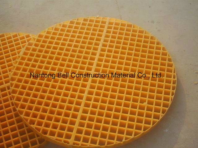 FRP/GRP Molded Manhole Cover Grating, Fiberglass Round Grating.