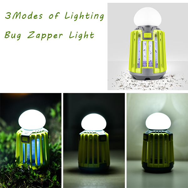 Newest Rechargeable Insects Killer LED Bulb Camping Lamp