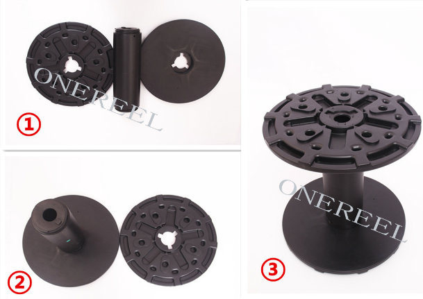 Assembly Plastic Empty Wire Spool for Packing and Delivery