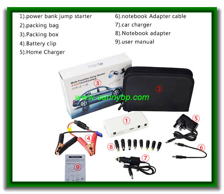 12V Diesel Auto Booster Emergency Car Jump Starter (SBP-JS01)