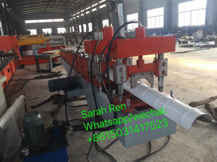 Full Auto Hydraulic Type Steel Roofing Ridge Cap Roll Forming Machine