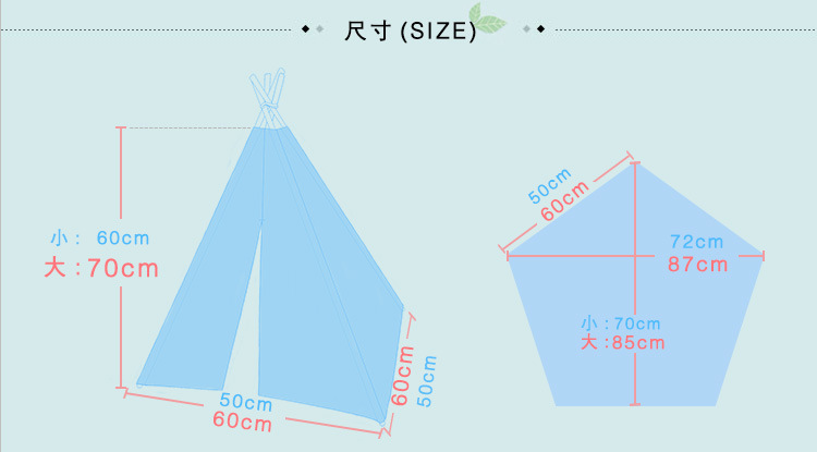 Triangle Royal Lace Pet Tents Pine Wood Washable Dog House