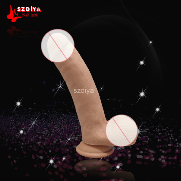 Silicone Didlo Male Penis Free Gay Sex for Lesbian (DYAST367)