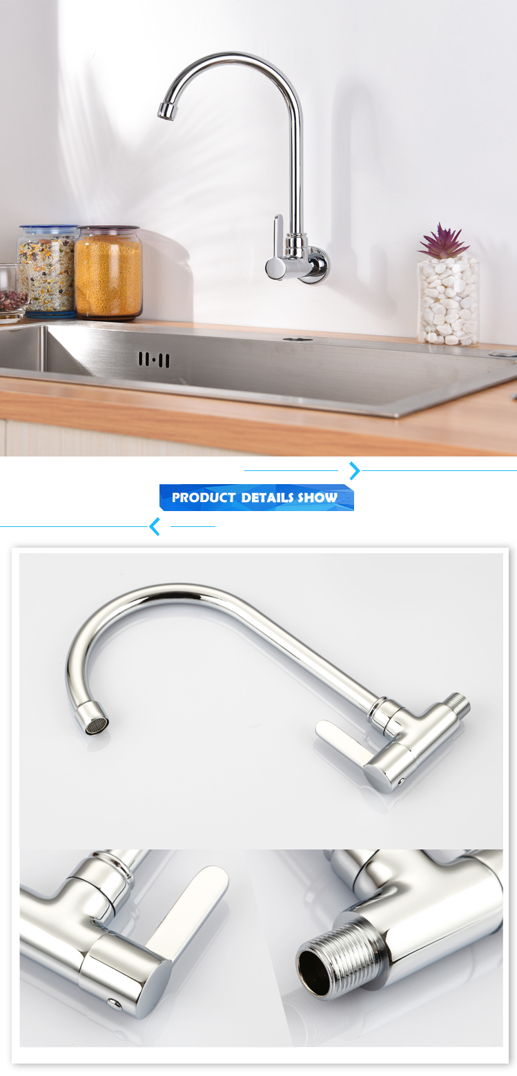 Good Brass Cold Water Wall Mounted Kitchen Faucet Taps Mixer From Large Enterprises That Defend Bath