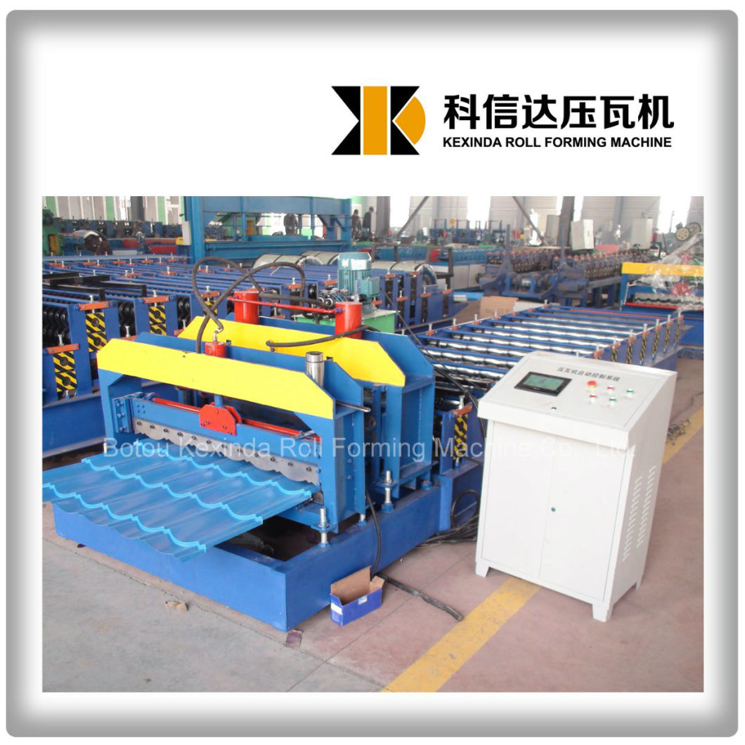 Kxd-1080 Glazed Color Roof Tile Forming Machine Glazed Roof Sheeting Machine