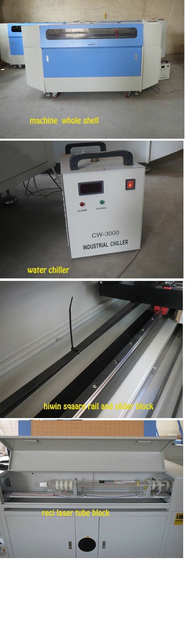600X900mm 80W Reci Laser Cutter for Paper / Wood Board