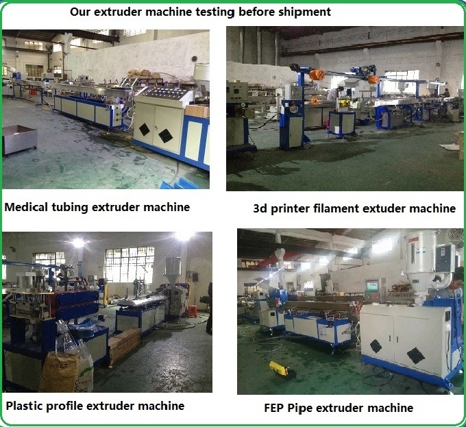 Plastic Extruder for Making Single Wall Corrugated Pipe