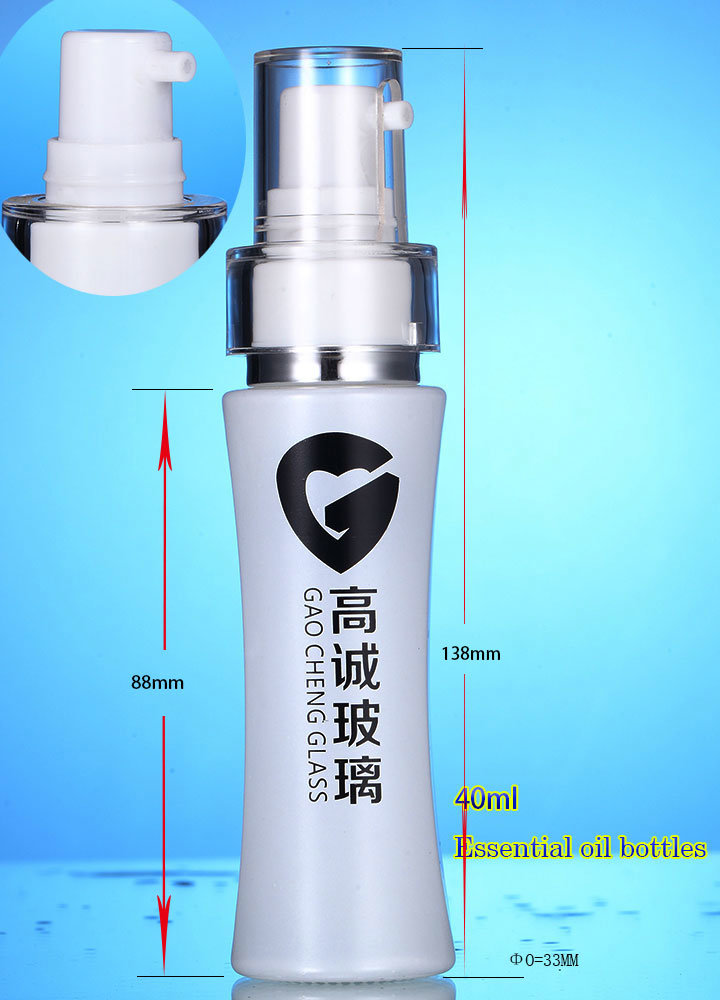 New Type Lotion Packaging Glass Cosmetic Bottle